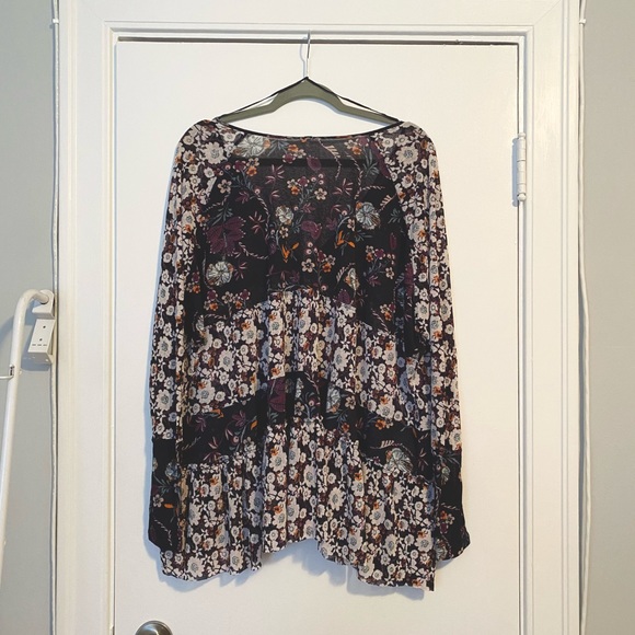 FREE PEOPLE | floral print loose fitting top - Picture 2 of 2